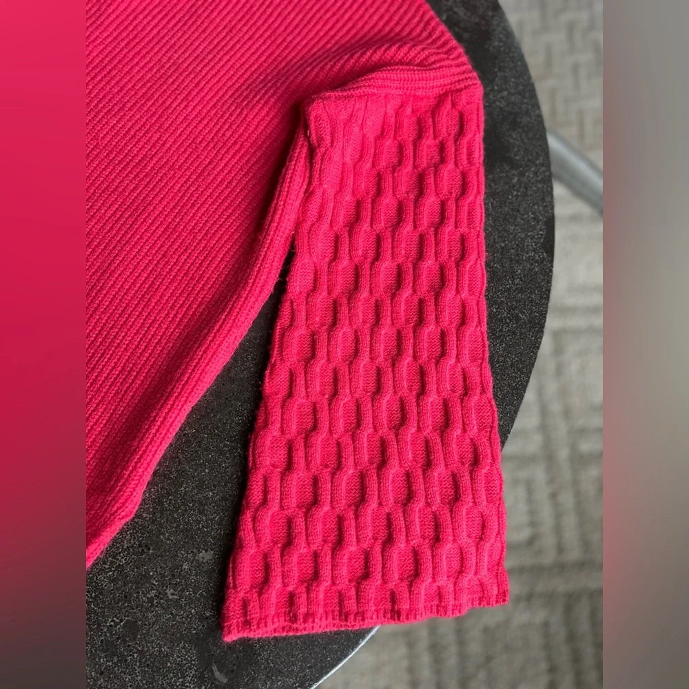 Umgee | Watermelon Knit Sweater With Bell Sleeves